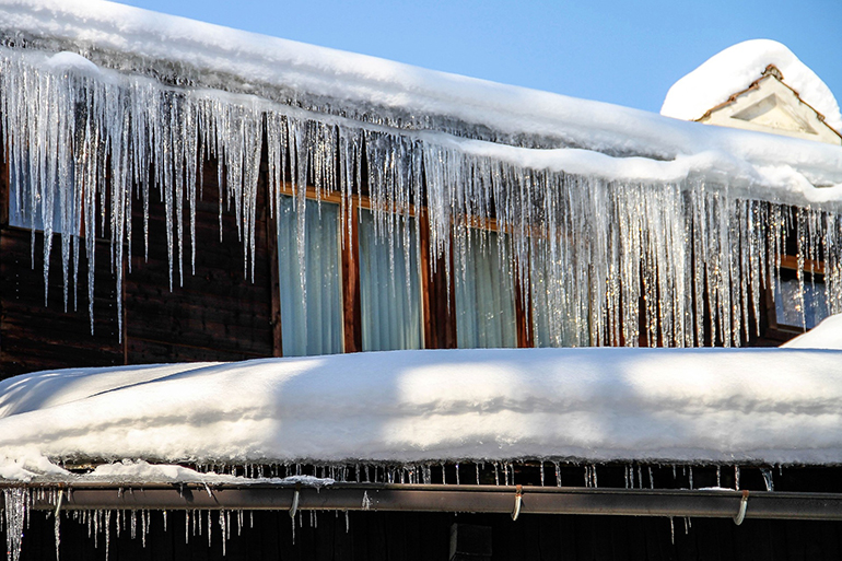 Clean the guttering